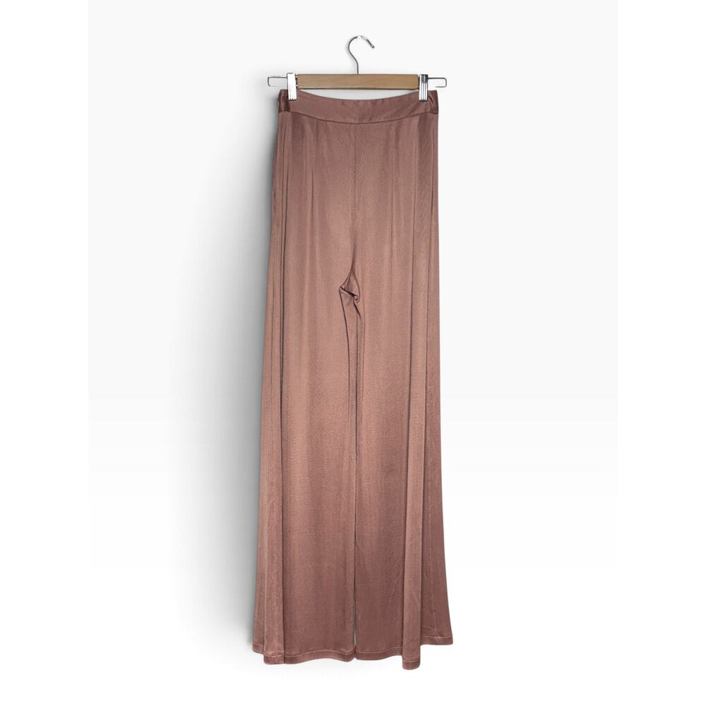 Fleur du Mal NWT Wide Leg Pants Size 0 Fox High Rise - Picture 3 of 4